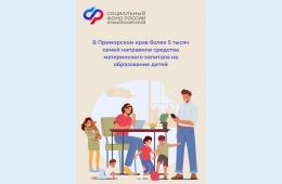 04.12.2023 2023.12.04   Более 5 тысяч семей в Приморском крае направили средства материнского капитала на образование детей | Администрация муниципального округа город Партизанск Приморского края Официальный сайт