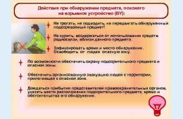 01.11.2024 Действия при обнаружении предмета, похожего на взрывное устройство 01.11.2024г.  | Администрация муниципального округа город Партизанск Приморского края Официальный сайт