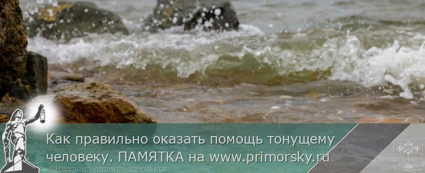 Как правильно оказать помощь тонущему человеку. ПАМЯТКА на www.primorsky.ru  | Администрация муниципального округа город Партизанск Приморского края Официальный сайт Как правильно оказать помощь тонущему человеку. ПАМЯТКА на www.primorsky.ru  | Администрация муниципального округа город Партизанск Приморского края Официальный сайт